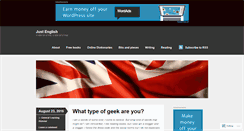 Desktop Screenshot of justenglish.me